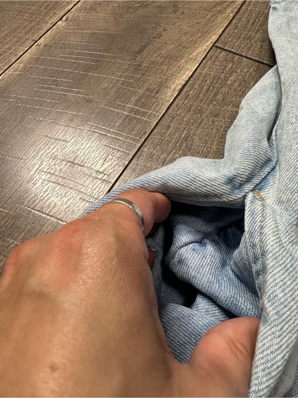 Universal Threads Denim Mini Dress - Picture 3 of 8